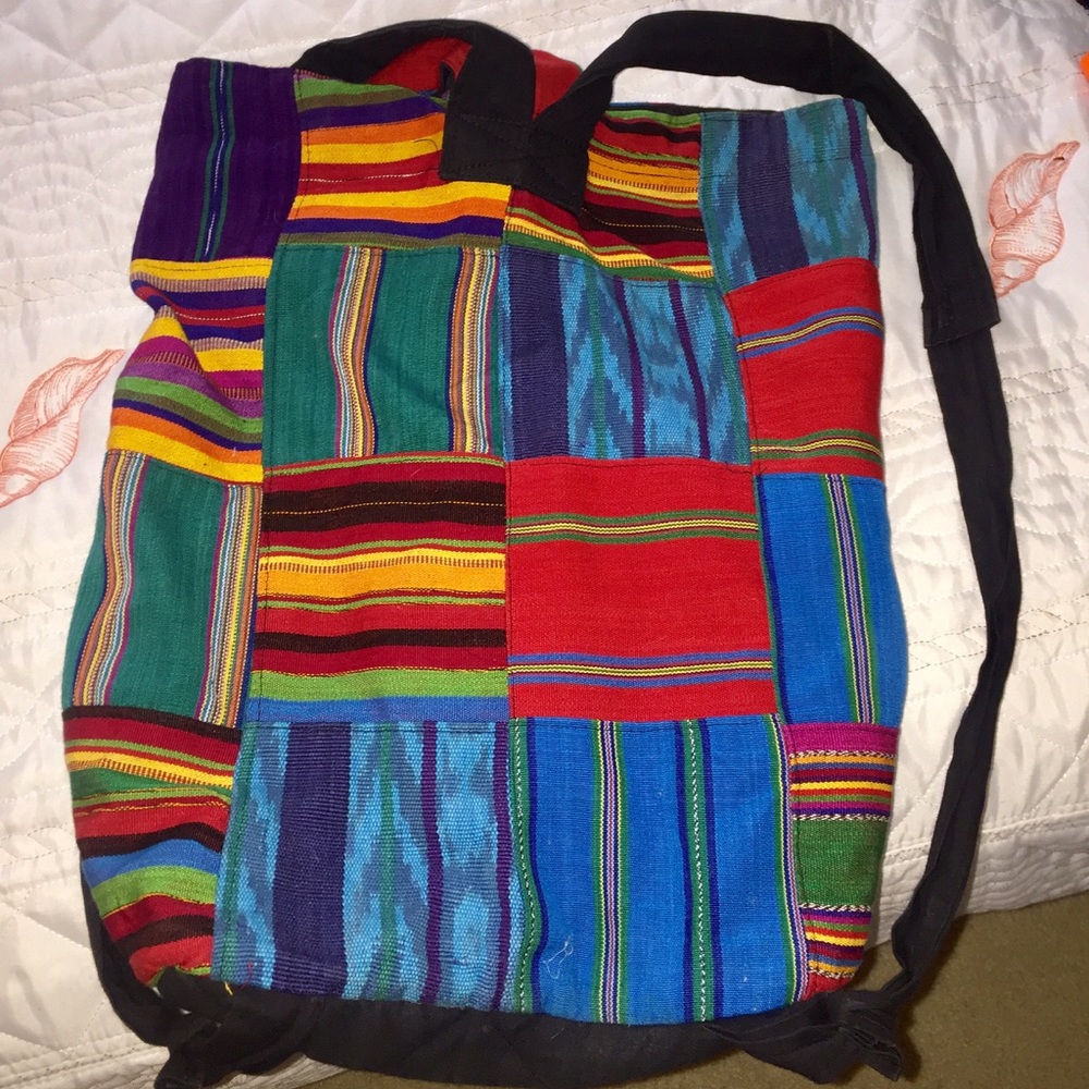 Patchwork backpack - Picture 2 of 2